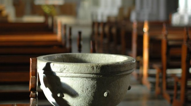 baptistère pour le 2e dimanche de l'Avent